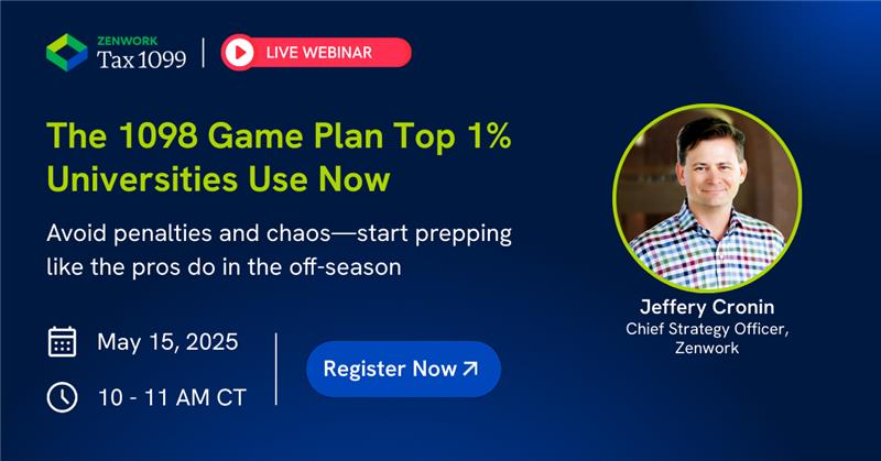The 1098 Game Plan Top 1% Universities Use Now