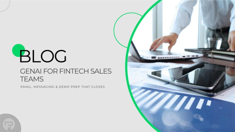 How GenAI Can Assist More Sales in FinTech Rapidly