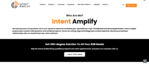 #1 Intent Amplify – Fintech ABM Designed for Performance, Precision, and Predictable Growth